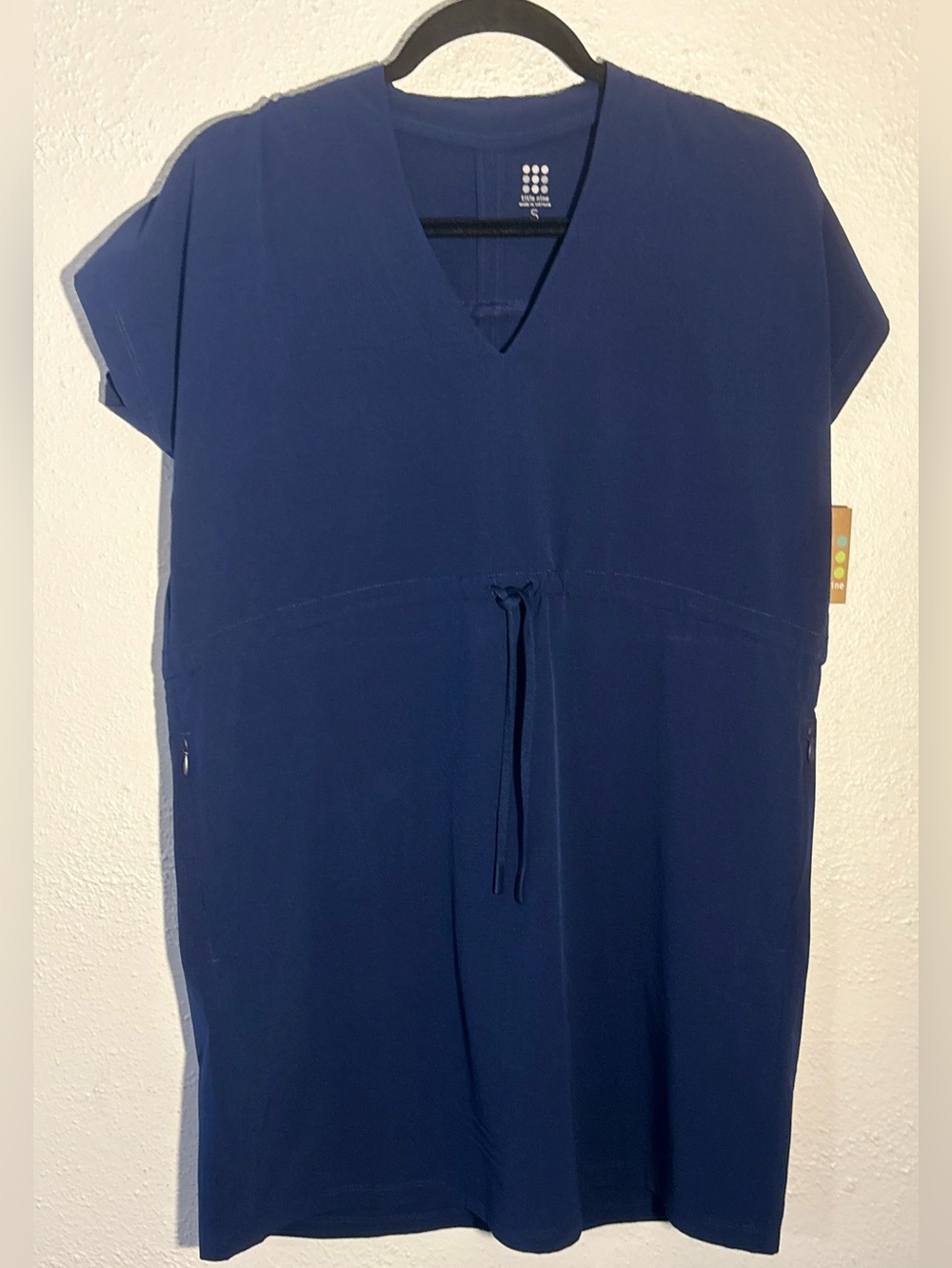 Title Nine Aero Tech Athletic Dress Navy Blue Size S NWT